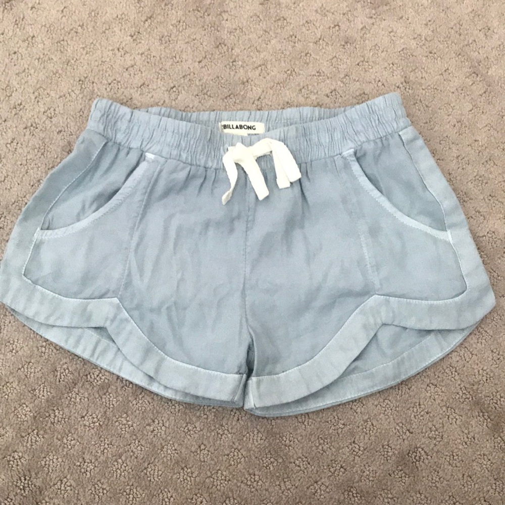 Girls Light Blue Shorts